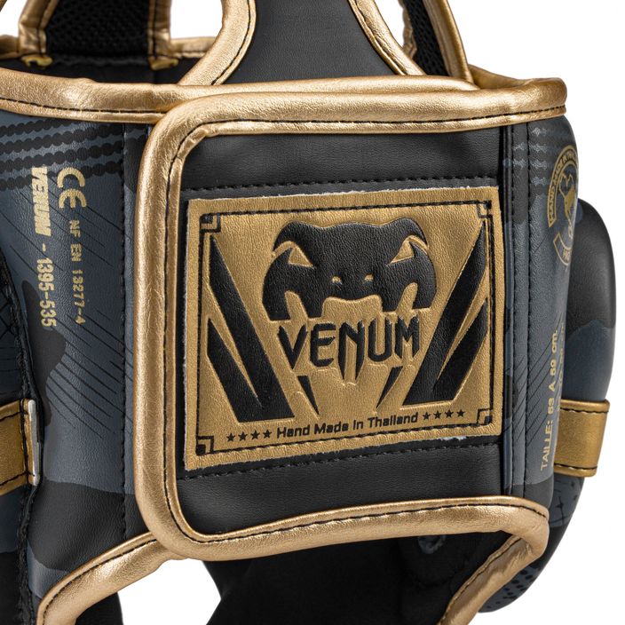Venum Elite сиво-златиста боксова каска VENUM-1395-535 4