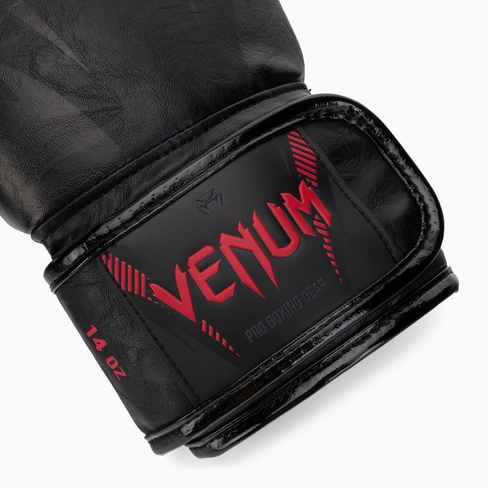 Venum Impact боксови ръкавици черни VENUM-03284-100-10OZ 7
