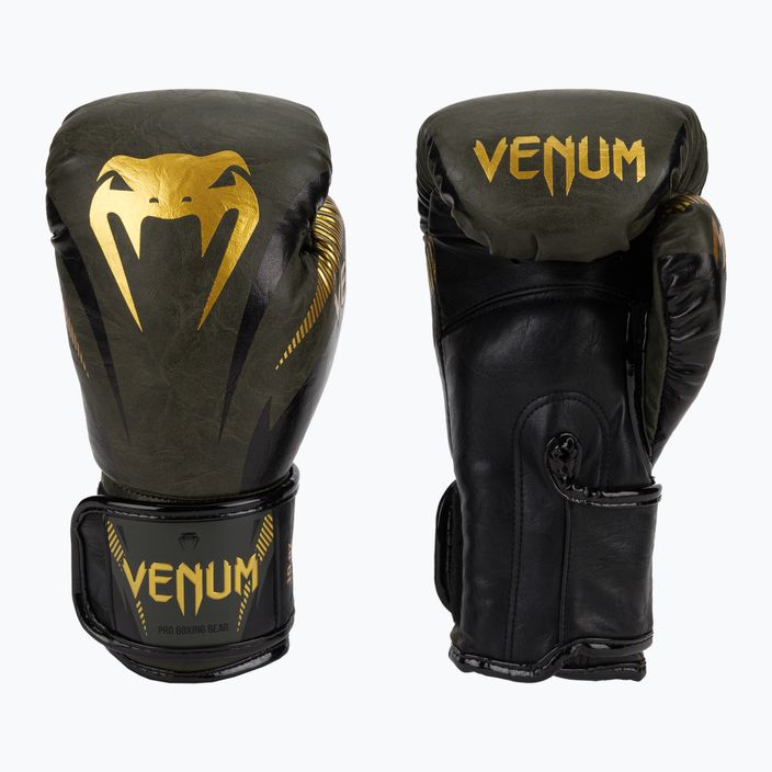 Venum Impact боксови ръкавици зелени 03284-230-10OZ 3