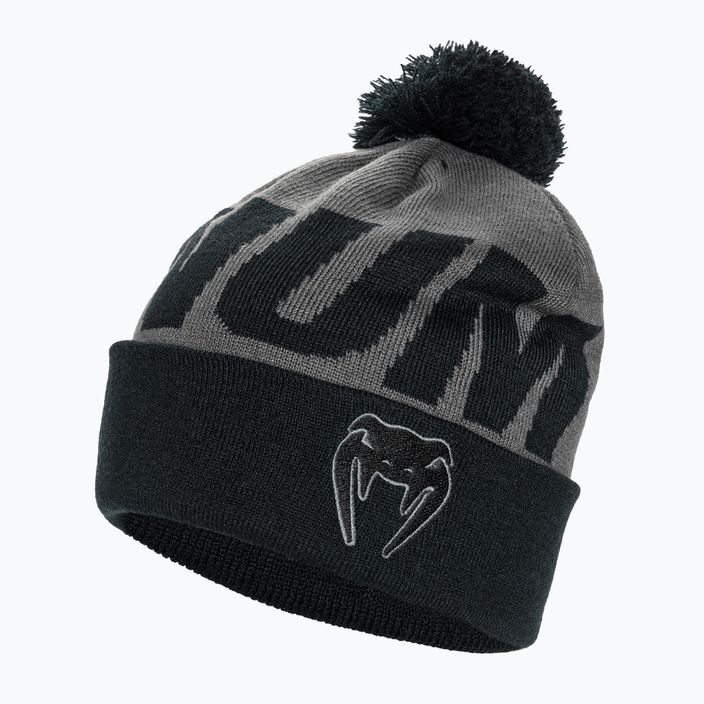 Venum Elite Зимна шапка с помпон сива/черна 3
