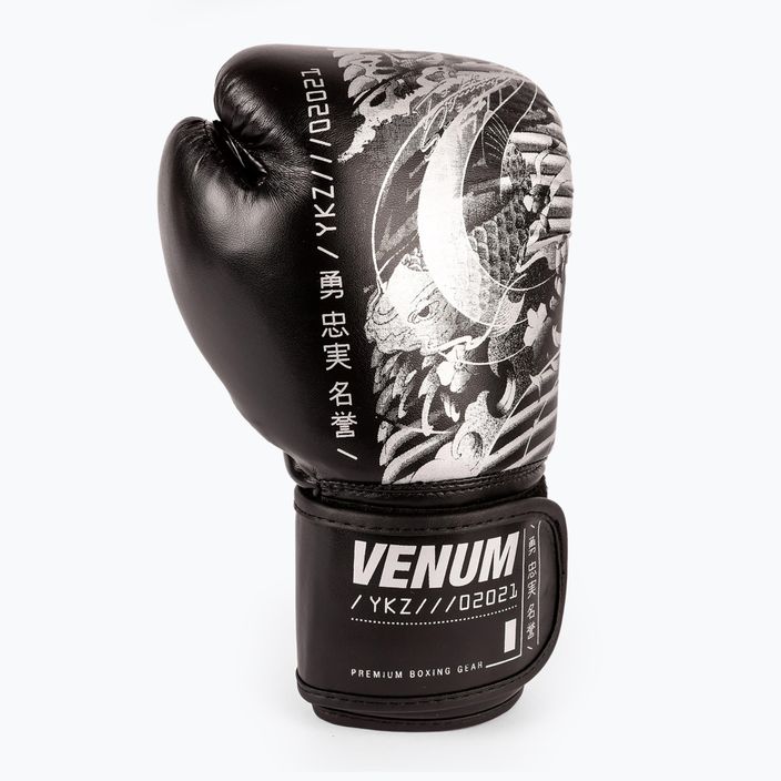 Venum YKZ21 Boxing черни/бели детски боксови ръкавици 7