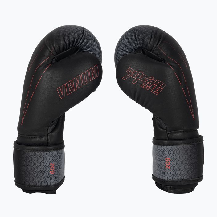 Venum Okinawa 3.0 детски боксови ръкавици черни/червени 3