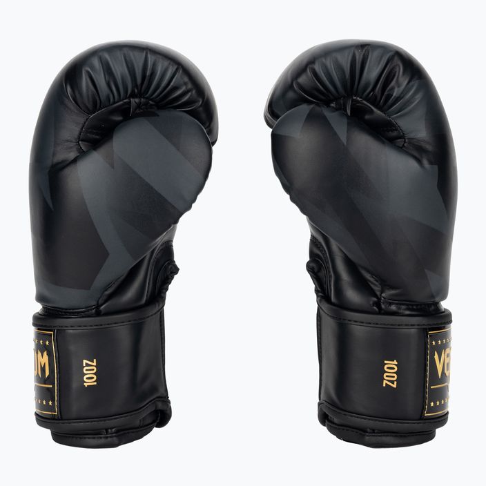 Venum Razor черни/златни боксови ръкавици 3