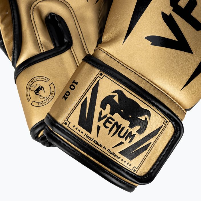 Мъжки боксови ръкавици Venum Elite в златисто и черно 1392-449 5
