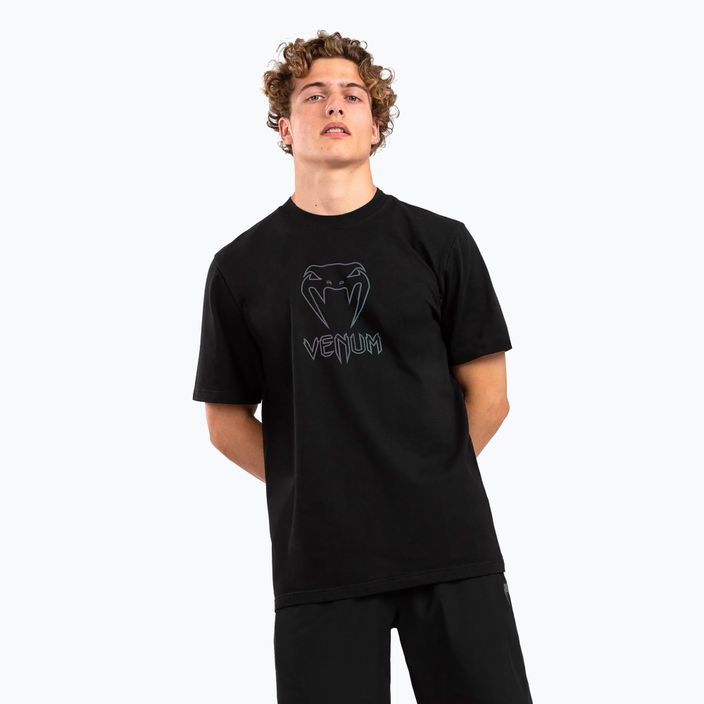 Мъжка светлоотразителна тениска Venum Classic black/black 4