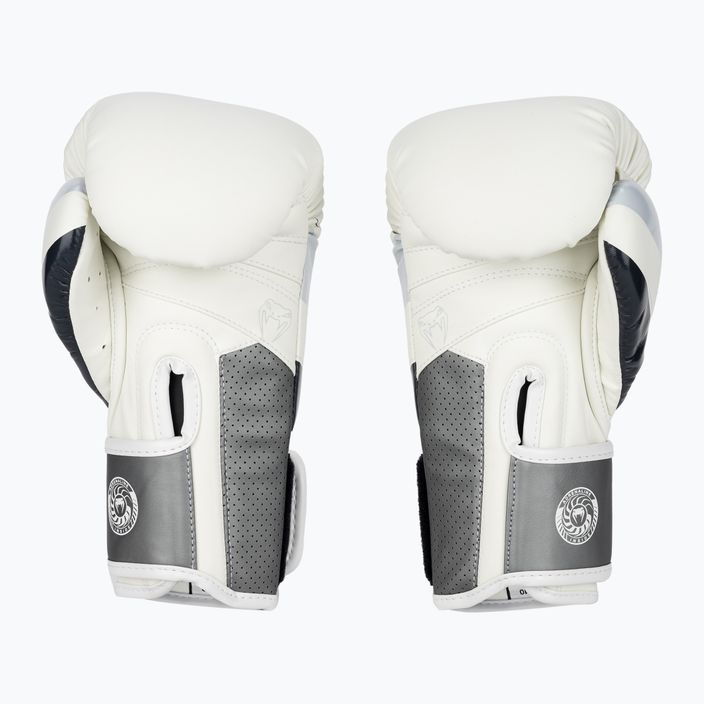 Боксови ръкавици Venum Elite Evo сиво/бяло 2