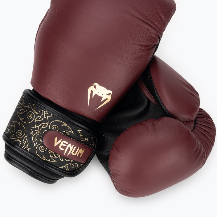 Боксови ръкавици Venum Power 2.0 бордо/черно 4