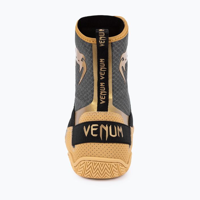 Venum Elite Боксови ботуши черни/бежови 14