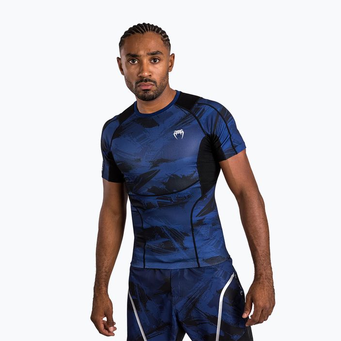 Мъжка тениска Venum Electron 3.0 Rashguard navy blue