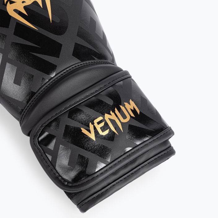 Venum Contender 1.5 XT боксови ръкавици черни/златни 6
