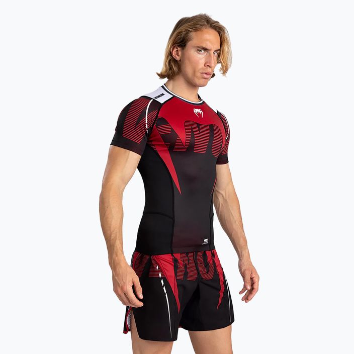 Мъжка тениска Venum Adrenaline Rashguard SS black/red 4