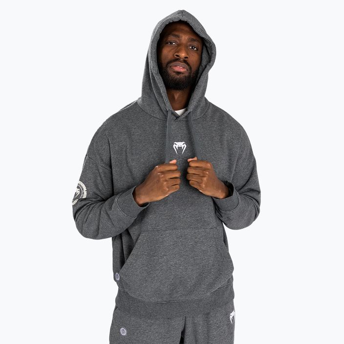 Мъжки суитшърт Venum Vortex XL Lite Hoodie dark heather grey 4