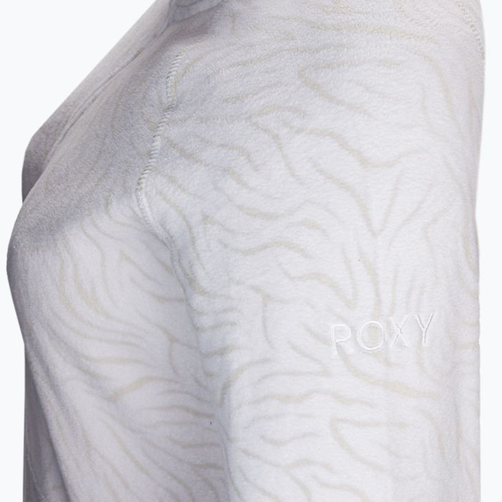 Женски суитшърт за сноуборд ROXY Cascade 2021 bright white zebra print 9