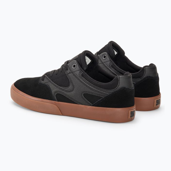DC Kalis Vulc мъжки обувки black/black/gum 3