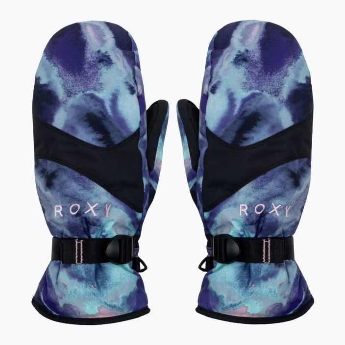 Дамски ръкавици за сноуборд ROXY Jetty 2021 niebieski/fioletowo/różowo/czarny 2