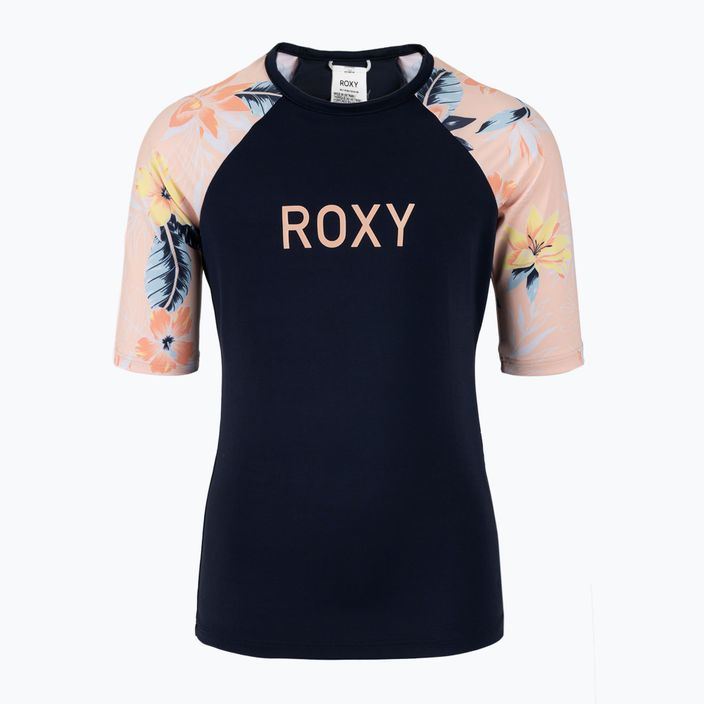 Детска тениска за плуване ROXY Printed 2021 tropical peach/tropical bree