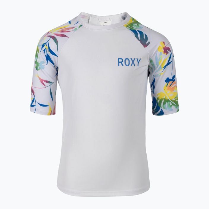 Детска тениска за плуване ROXY Printed 2021 bright white/surf trippin