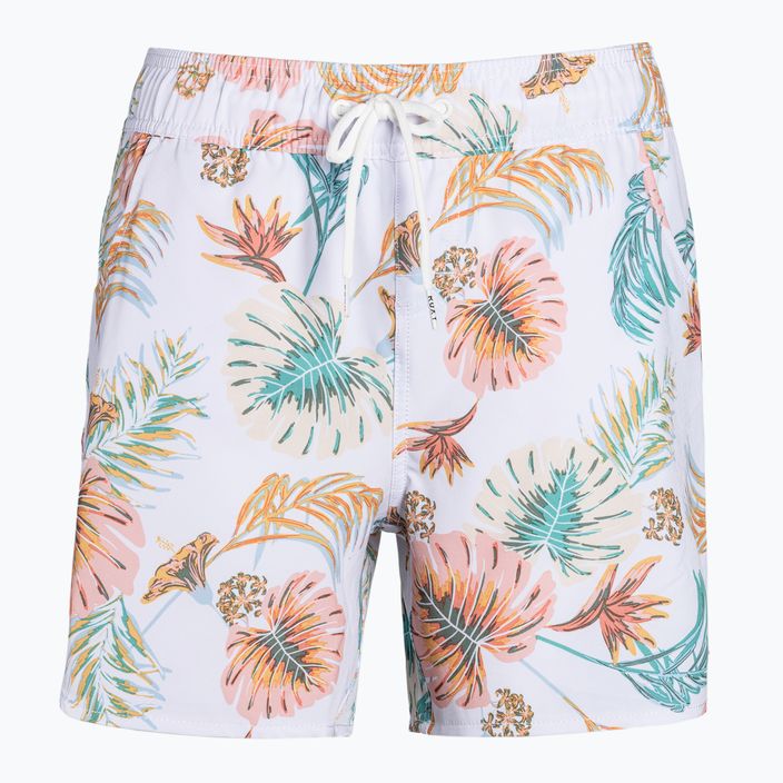 Дамски къси панталони за плуване ROXY Into the Sun 5" 2021 bright white/lilac