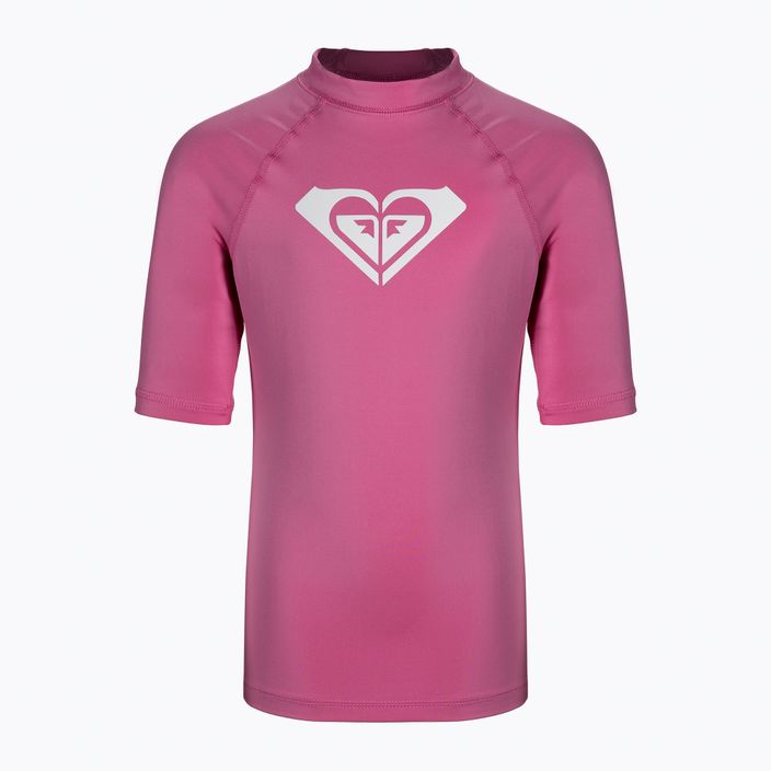 Детска тениска за плуване ROXY Wholehearted 2021 pink guava