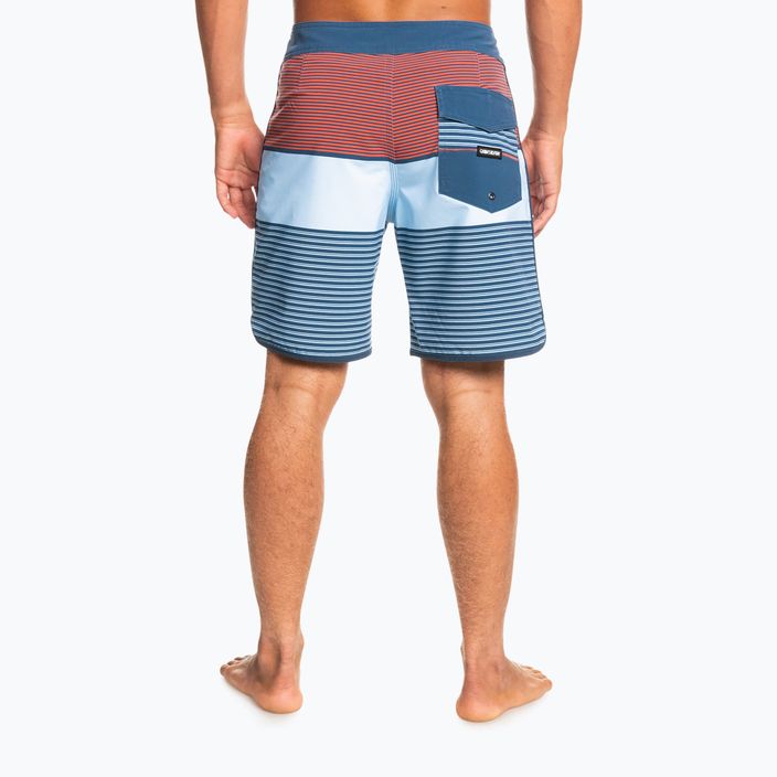 Мъжки къси панталони за плуване Quiksilver Surfsilk Tijuana 18 Blue-Orange EQYBS04651-BSN6 6