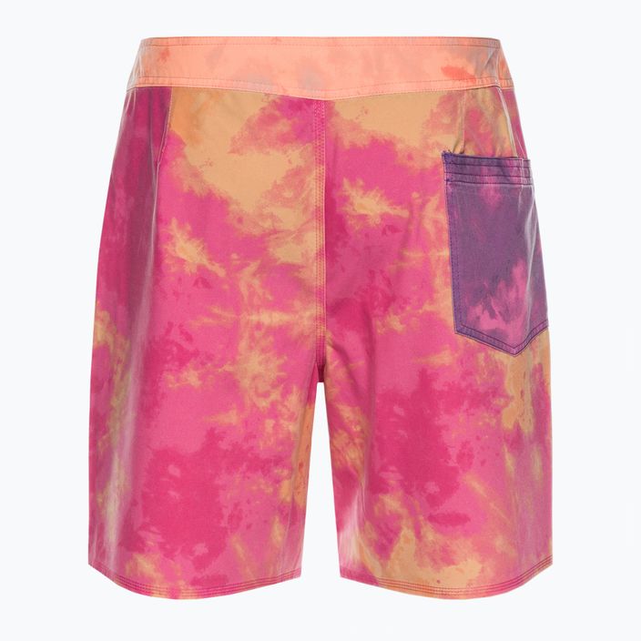 Мъжки къси панталони за плуване Quiksilver Surfsilk Acid Wash 18 Pink/Orange EQYBS04671-MJY6 2