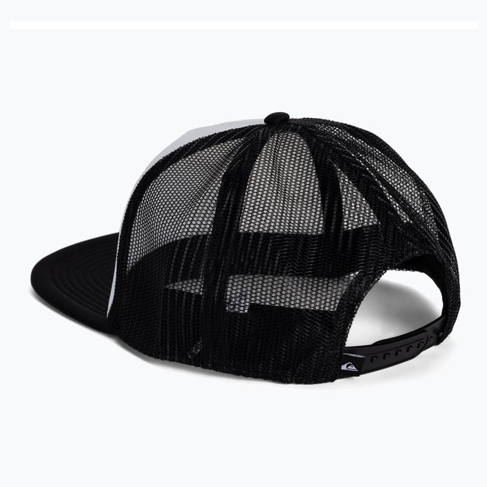 Мъжка бейзболна шапка Quiksilver Foamslayer white/black 3