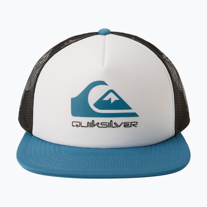 Детска бейзболна шапка Quiksilver Foamslayer Youth white/blue 2