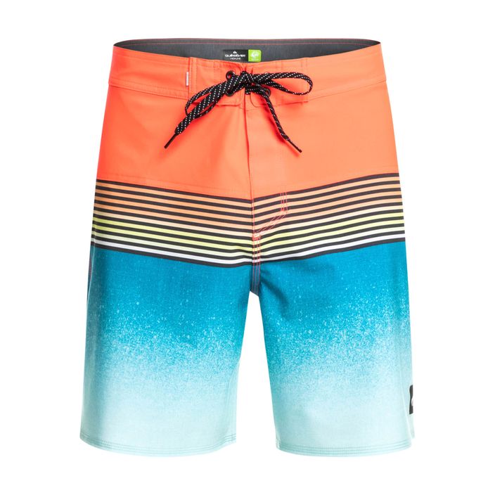Мъжки къси панталони за плуване Quiksilver Surfsilk Panel 18 Orange-Blue EQYBS04658-MKZ6 2