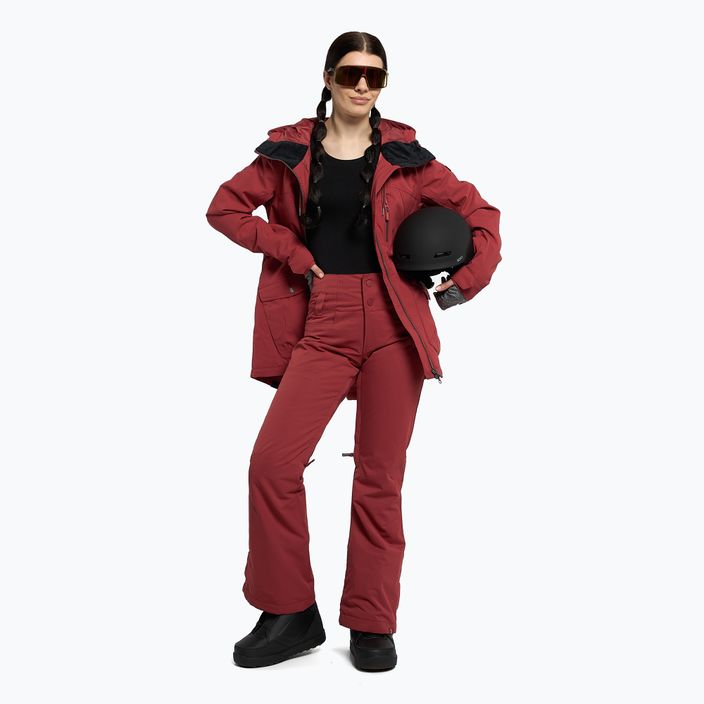 Дамски панталони за сноуборд ROXY Diversion 2021 brick red 2
