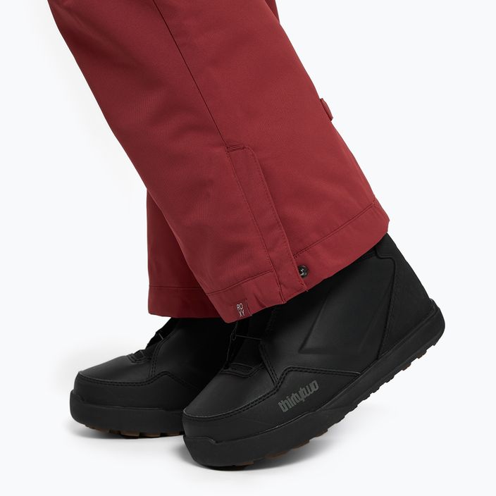 Дамски панталони за сноуборд ROXY Diversion 2021 brick red 8