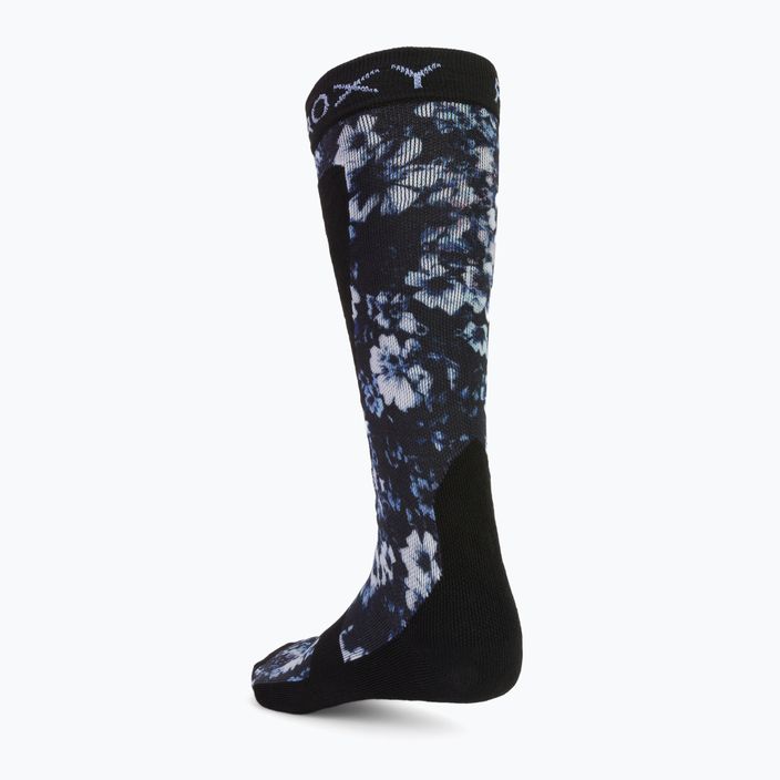 Дамски чорапи за сноуборд ROXY Paloma 2021 true black black flowers 2