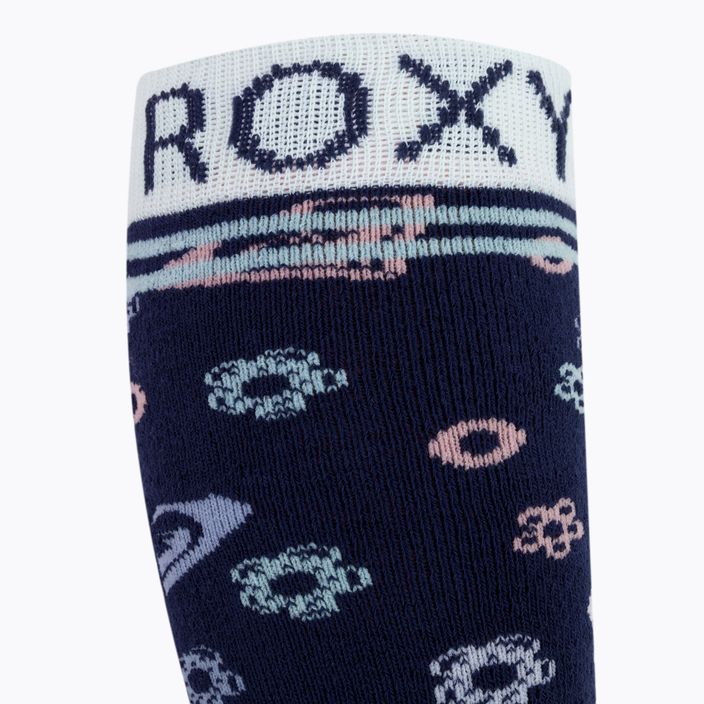 Детски чорапи за сноуборд ROXY Frosty 2021 medieval blue neo logo 4