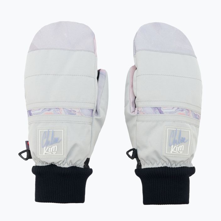 Дамски ръкавици за сноуборд ROXY Chloe Kim 2021 gray violet marble 3