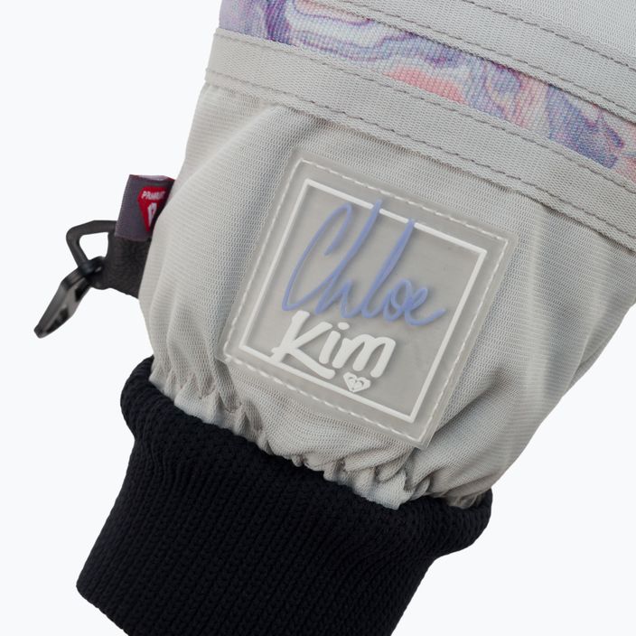 Дамски ръкавици за сноуборд ROXY Chloe Kim 2021 gray violet marble 4