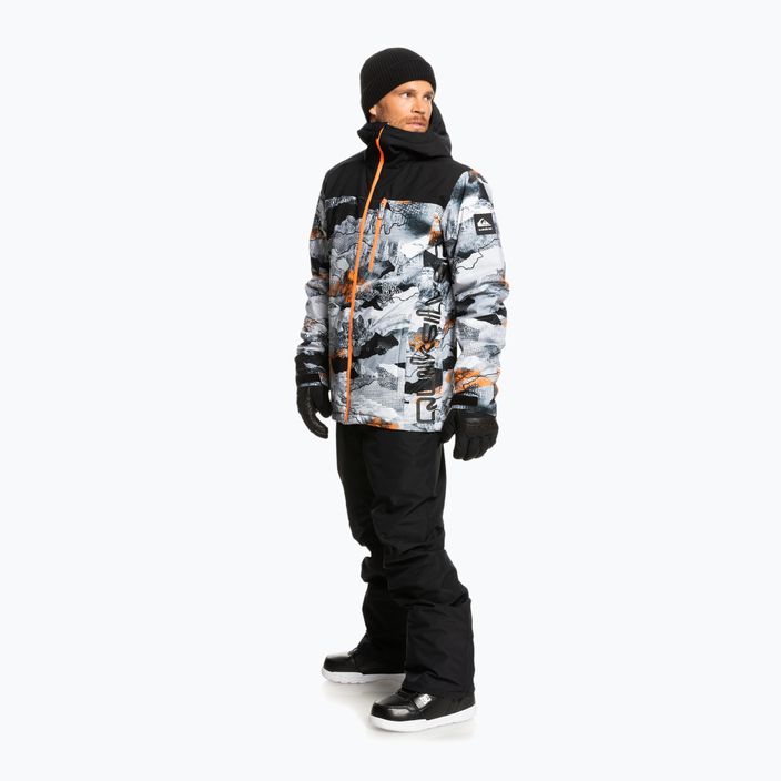 Мъжко яке за сноуборд Quiksilver Morton в черно и бяло EQYTJ03375 2