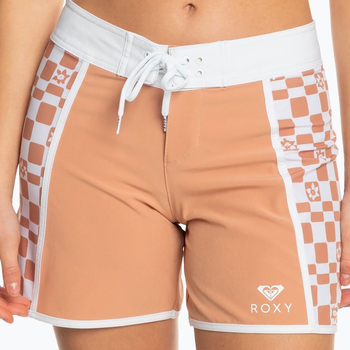 Дамски къси панталони за плуване ROXY Printed 5" 2021 cork flower box 2