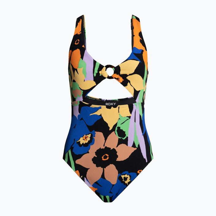 Дамски бански костюм от една част ROXY Color Jam 2021 anthracite flower jammin