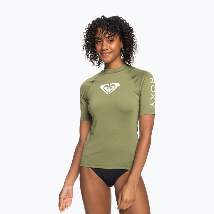 Дамска тениска за плуване ROXY Whole Hearted 2021 loden green 2