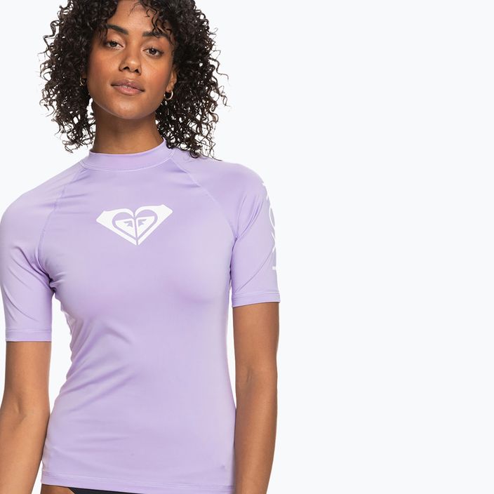 Дамска тениска за плуване ROXY Whole Hearted 2021 purple rose 2