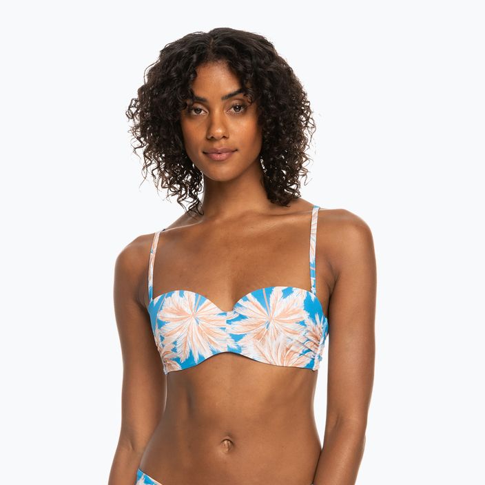 Горна част на бански костюм ROXY Love The Beach Vibe 2021 azure blue palm island 5
