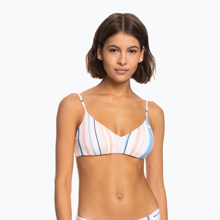 Горна част на бански костюм ROXY Beach Classics Strappy Bra 2021 peach whip sand stripper 4