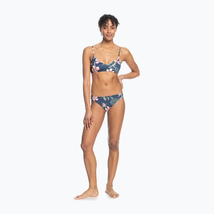 Горна част на бански костюм ROXY Into The Sun Athletic Triangle 2021 mood indigo tropical depht 4