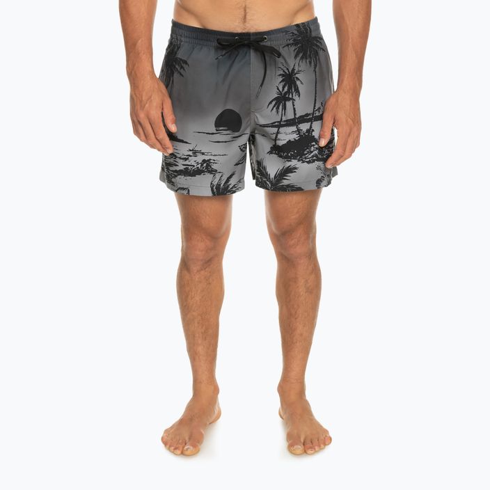 Мъжки къси панталони за плуване Quiksilver Everyday Paradise Volley 15", сиви EQYJV03999-KVJ6 2