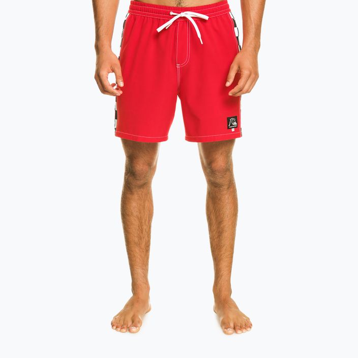 Мъжки къси панталони за плуване Quiksilver Original Arch Volley 17" червени EQYJV03995-RQC0 2