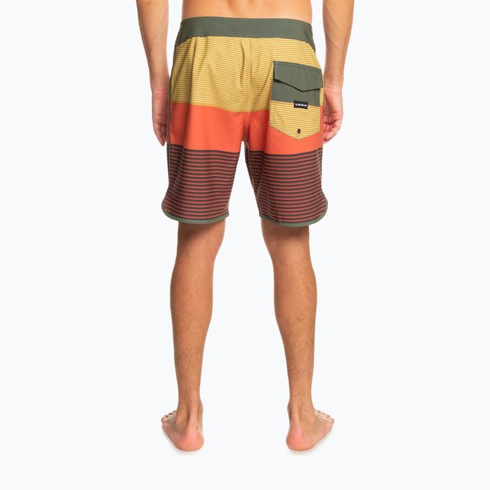 Мъжки къси панталони за плуване Surfsilk Tijuana 18", жълто-оранжеви EQYBS04778-CQY6 3
