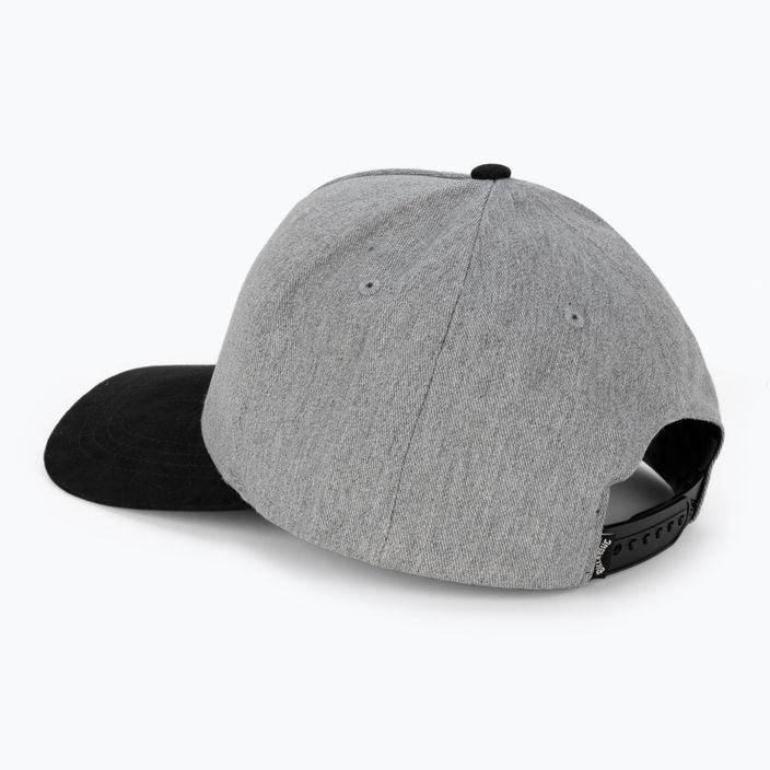 Мъжка бейзболна шапка Billabong Stacked Snapback grey heather 3
