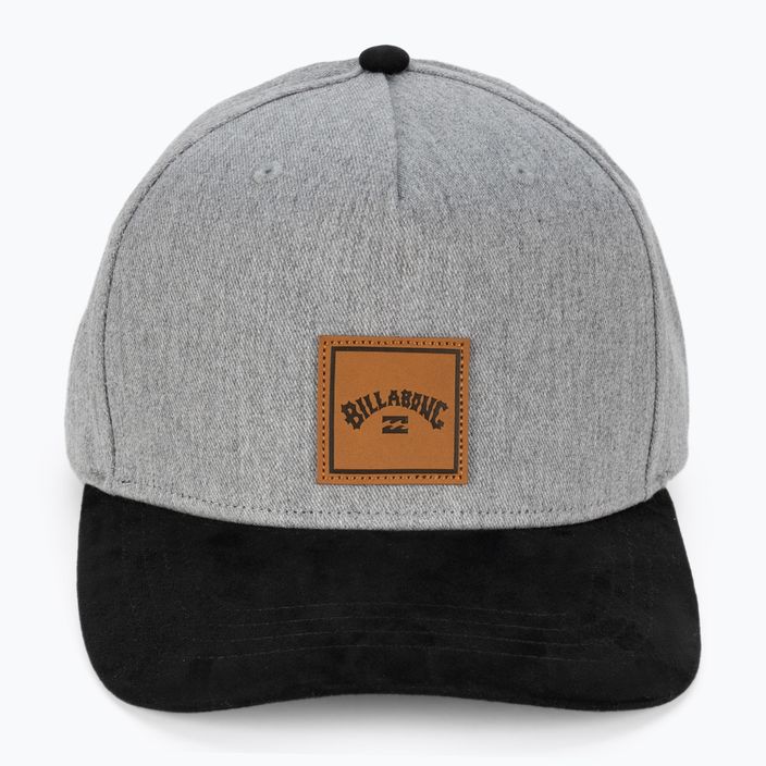 Мъжка бейзболна шапка Billabong Stacked Snapback grey heather 4