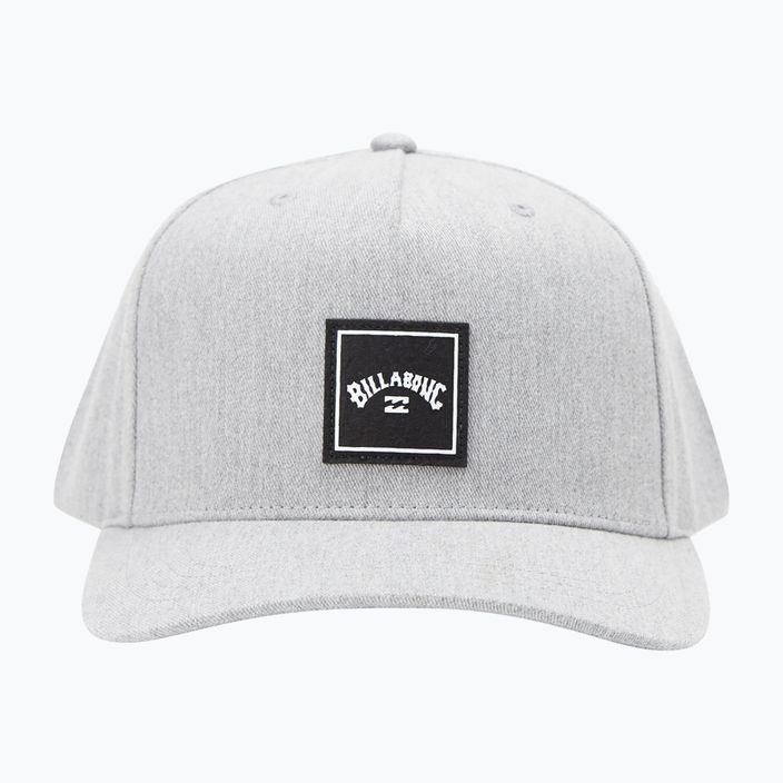 Мъжка бейзболна шапка Billabong Stacked Snapback grey heather 6