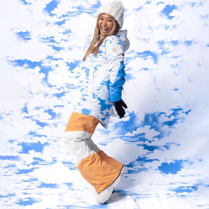 Дамски панталони за сноуборд ROXY Chloe Kim Woodrose mock orange 11
