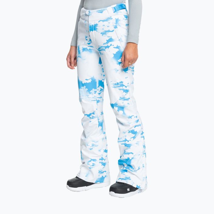 Дамски панталони за сноуборд ROXY Chloe Kim лазурно сини облаци 2